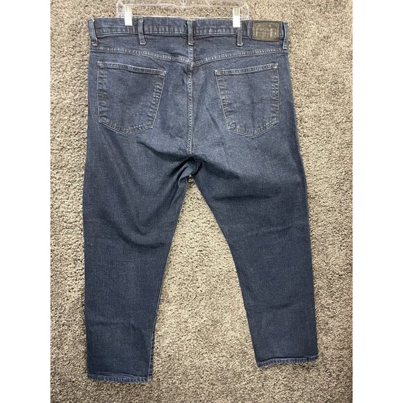 Polo Ralph Lauren Jeans Men 44B X 30 Blue Denim Cotton Prospect Straight Stretch - Picture 6 of 16